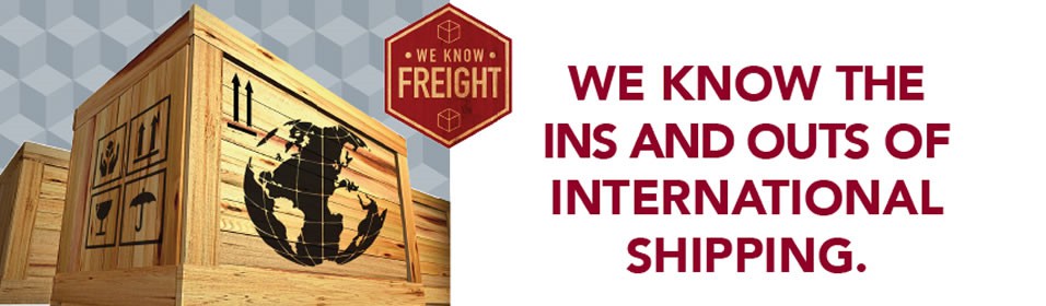 We Ship International Freight